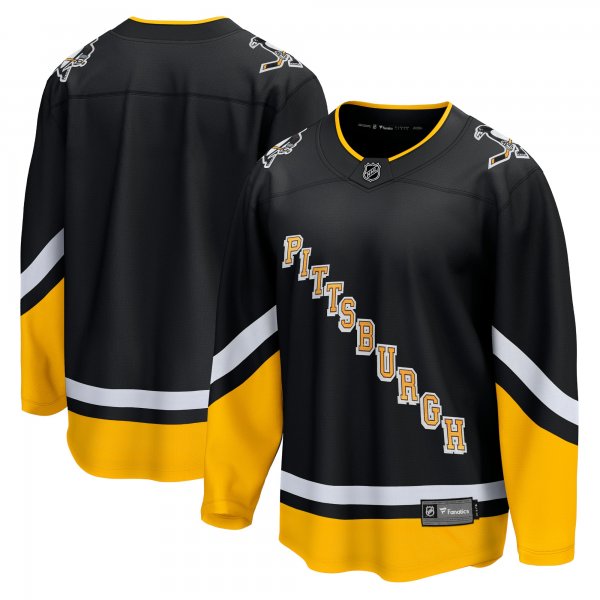 Men's Pittsburgh Penguins Fanatics Black Alternate Premier Breakaway Jersey