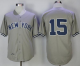 Mitchell And Ness 1978 New York Yankees #15 Thurman Munson Grey Throwback Stitched MLB Jersey