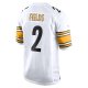 Men's Pittsburgh Steelers Justin Fields Nike White  Game Jersey