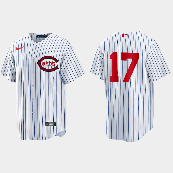 Men's Cincinnati Reds #17 Kyle Farmer 2022 Field of Dreams Cool Base Jersey - White