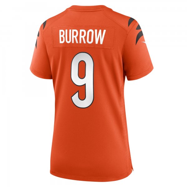 Women's Cincinnati Bengals Joe Burrow Nike Orange Game Jersey