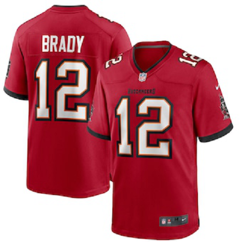 Youth Nike Tampa Bay Buccaneers #12 Tom Brady Red Game Jersey