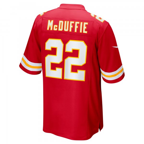 Men's Kansas City Chiefs Trent McDuffie Nike  Red  Game Jersey