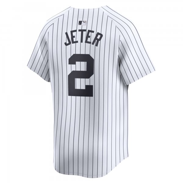 Youth New York Yankees Derek Jeter Nike White Home Limited Player Jersey