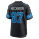 Men's Detroit Lions Aidan Hutchinson Nike Black 2nd Alternate Game Jersey