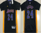 Men's Los Angeles Lakers #24 Kobe Bryant Revolution 30 AU New Black Short-Sleeved Jersey