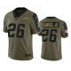 Los Angeles Chargers Asante Samuel Jr. Olive 2021 Salute To Service Men's Limited NFL Jersey