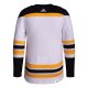 Men's Boston Bruins adidas White Away Primegreen Jersey