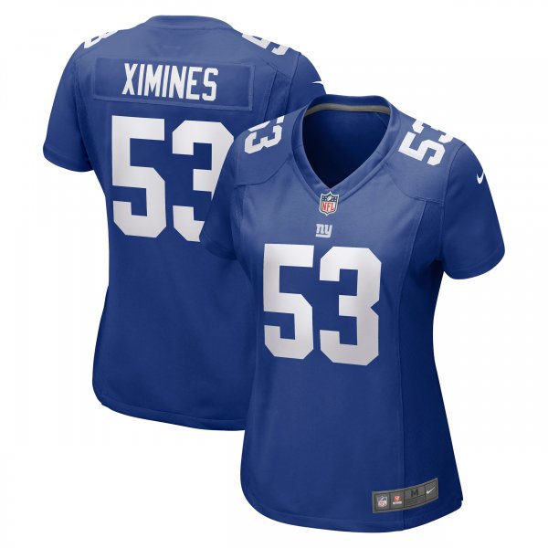 Women's New York Giants Oshane Ximines Nike Royal Game Jersey