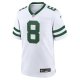 Youth New York Jets Aaron Rodgers Nike Legacy White Game Jersey