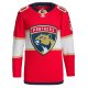 Men's Florida Panthers  adidas Red Home  Primegreen Custom Jersey