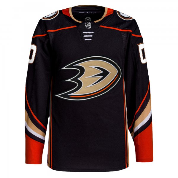 Men's Anaheim Ducks  adidas Black Home  Primegreen Custom Jersey