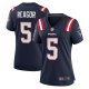 Women's New England Patriots Jalen Reagor Nike  Navy Team Game Jersey