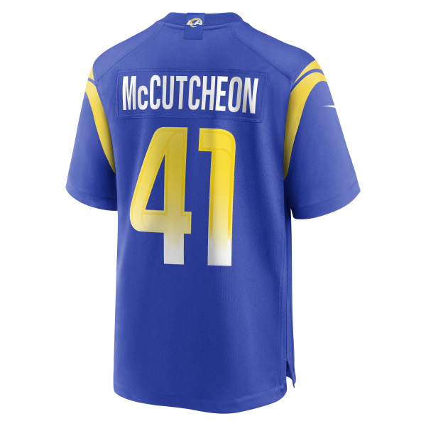 Men's Los Angeles Rams Cameron McCutcheon Nike Royal  Game Jersey