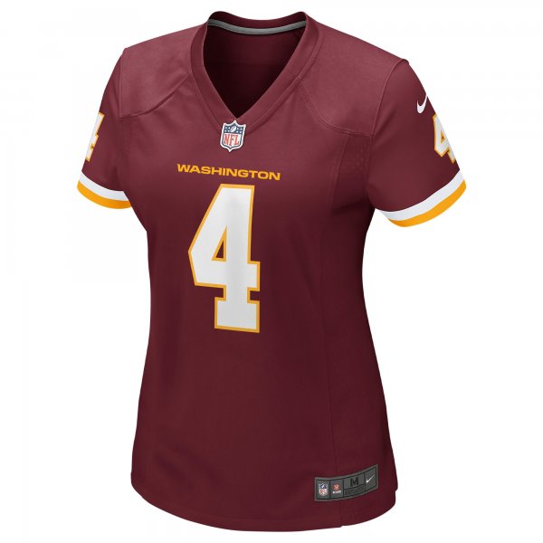 Women's Washington Football Team Taylor Heinicke Nike Burgundy Game Jersey