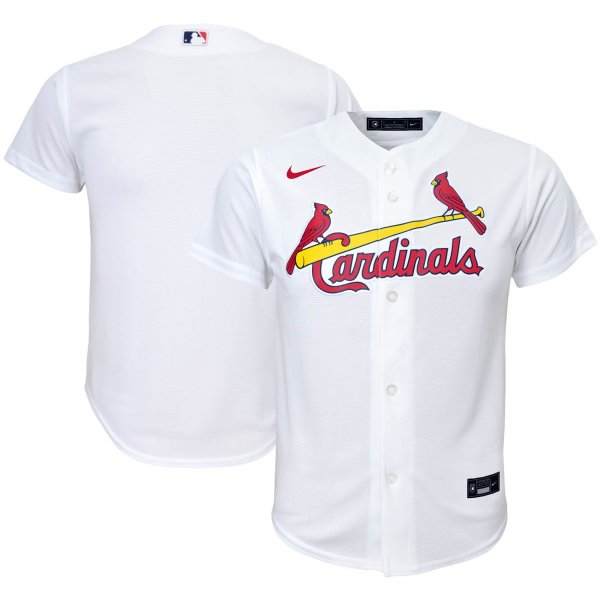 Youth St. Louis Cardinals Nike White Home Replica Team Jersey