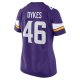 Women's Minnesota Vikings Aaron Dykes Nike Purple Team Game Jersey