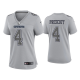 Women's Dallas Cowboys Dak Prescott Gray Atmosphere Fashion Game Jersey