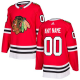 Men's Adidas Chicago Blackhawks Red Home NHL Customized Jersey