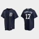 Men's Detroit Tigers #17 Spencer Torkelson Alternate Navy MLB Jersey