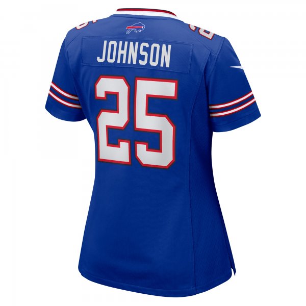 Women's Buffalo Bills Ty Johnson Nike Royal Team Game Jersey