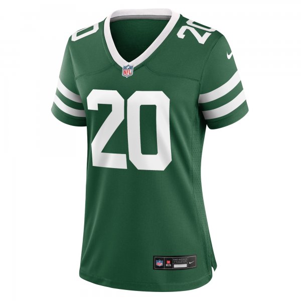 Women's New York Jets Breece Hall Nike Legacy Green Game Jersey