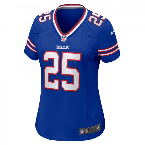 Women's Buffalo Bills Ty Johnson Nike Royal Team Game Jersey