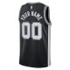 Unisex San Antonio Spurs Nike Black Swingman Custom Jersey - Icon Edition