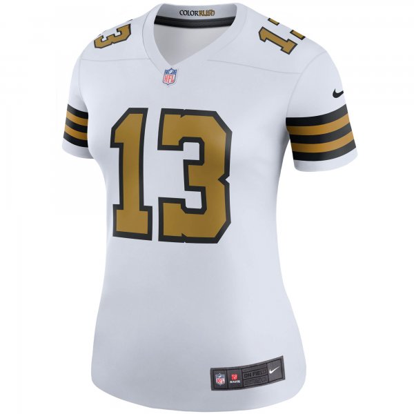 Women's New Orleans Saints Michael Thomas Nike White Color Rush Legend Player Jersey