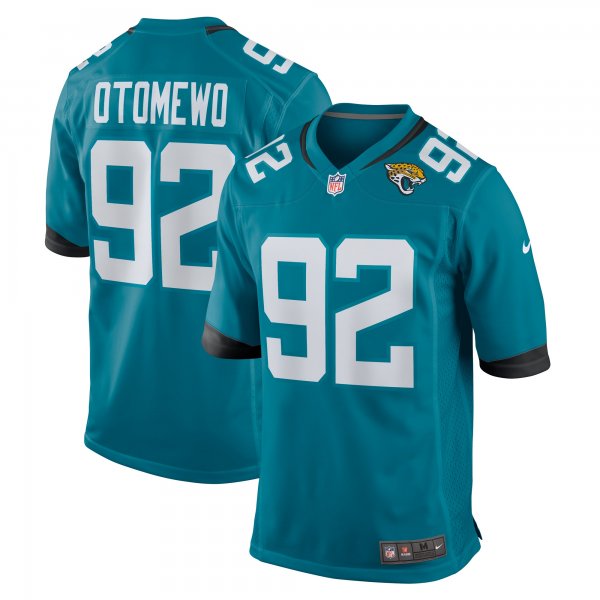 Men's Jacksonville Jaguars Esezi Otomewo Nike  Teal Team Game Jersey