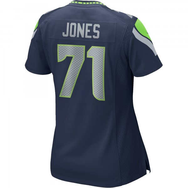 Women's Seattle Seahawks Walter Jones Nike College Navy Game Retired Player Jersey