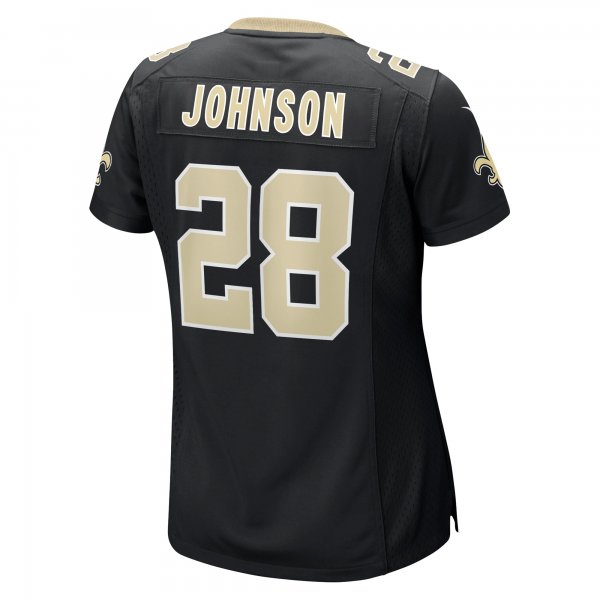 Women's New Orleans Saints Lonnie Johnson Nike Black Game Player Jersey