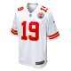 Men's Kansas City Chiefs Kadarius Toney Nike White  Game Jersey