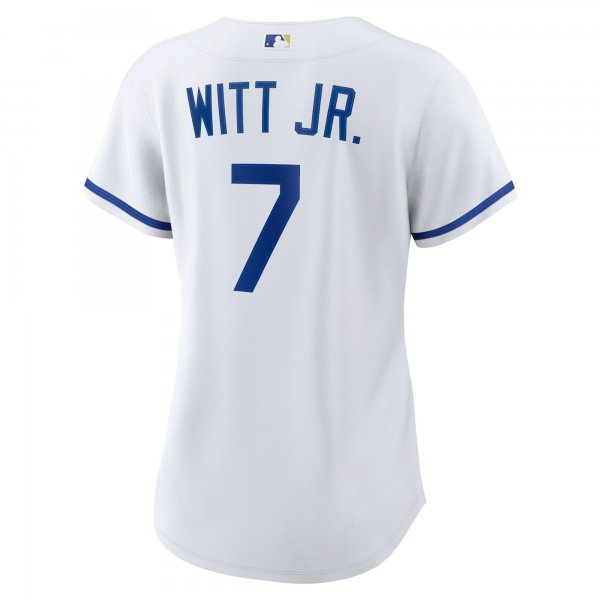 Women's Kansas City Royals Bobby Witt Jr. Nike White Home Replica Player Jersey