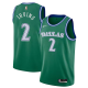 Youth Nike  Dallas Mavericks #2 Kyrie Irving 2020/21 Hardwood Classics Swingman Custom Jersey - Green