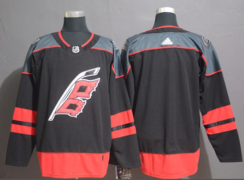 Carolina Hurricanes Blank Black Alternate Stitched Adidas NHL Jersey