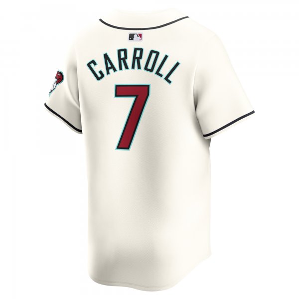 Men's Arizona Diamondbacks Corbin Carroll Nike White Home Limited Player Jersey