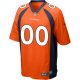 Men's Denver Broncos Nike Orange Custom Game Jersey