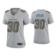 Women's Los Angeles Chargers Austin Ekeler Gray Atmosphere Fashion Game Jersey