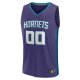 Men's Charlotte Hornets  Fanatics Purple Fast Break Custom Jersey - Statement Edition