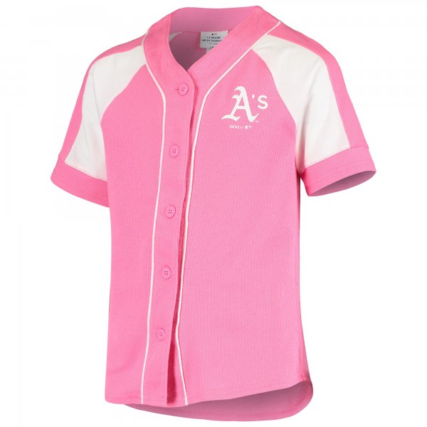 Youth Oakland Athletics Pink Team Spirit Fashion Jersey