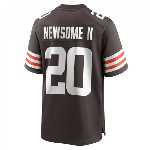 Men's Cleveland Browns Greg Newsome II Nike Brown Game Jersey