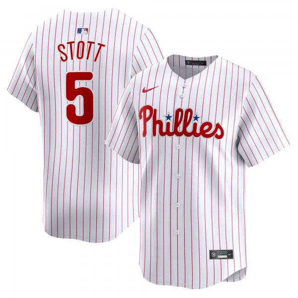 Men's Philadelphia Phillies Bryson Stott Nike White Home Limited Player Jersey