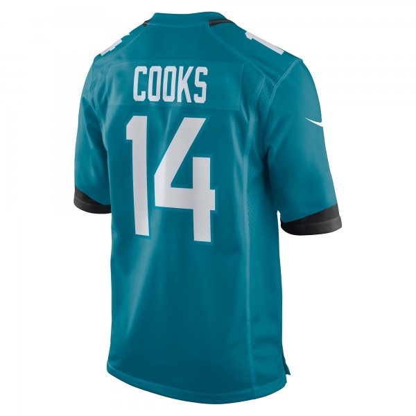 Men's Jacksonville Jaguars Elijah Cooks Nike  Teal Team Game Jersey