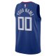 Men's LA Clippers Nike Royal 2021/22 Diamond Swingman Custom Jersey - Icon Edition