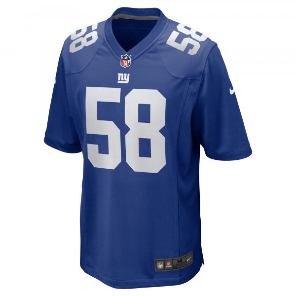 Men's New York Giants Bobby Okereke Nike Royal Game Player Jersey