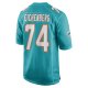 Men's Miami Dolphins Liam Eichenberg Nike Aqua Game Jersey