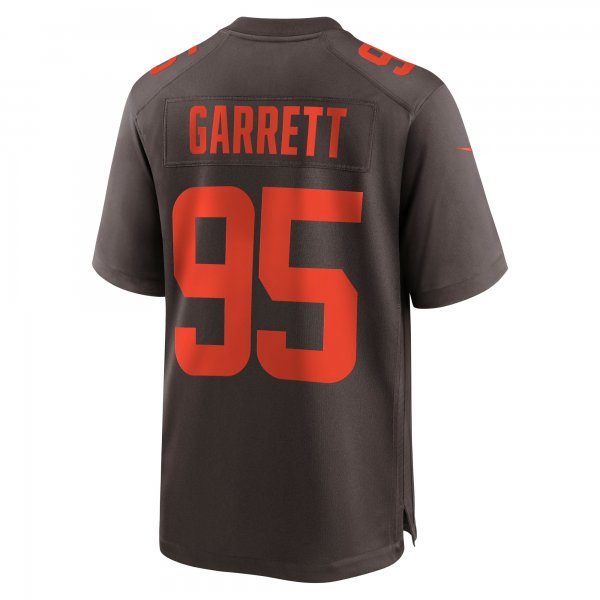 Men's Cleveland Browns Myles Garrett Nike Brown Alternate Game Jersey