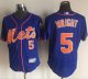 New York Mets #5 David Wright Blue Flexbase Collection Stitched MLB Jersey