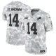 Men's Detroit Lions #14 Amon-Ra St.Brown Nike Arctic Camo 2024 Salute to Service Limited Jersey